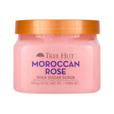 Tree Hut Moroccan Rose Body Scrub, Exfoliating Sugar Scrub, Vegan, 18 Oz | Exfoliating & Nourishing with Shea Butter & Essential Oils, Body Exfoliator for All Skin Types, Self Care Gifts for Women