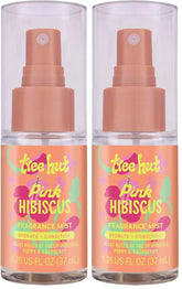 Tree Hut Mini Pink Hibiscus Fragrance Mist, Hydrating Alcohol-Free Hair & Body Spray with Shea Butter, Refreshing Perfume Mist for Scent Layering, Travel Size, 1.26 fl oz (Pack of 2)