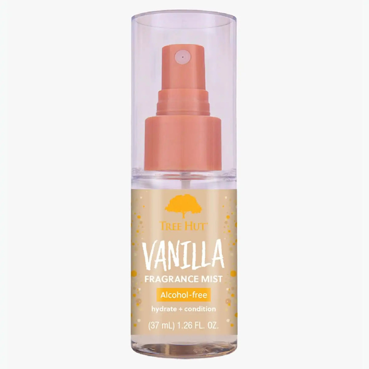 Tree Hut Mini Vanilla Hair & Body Mist, Travel Size, 1.26 fl oz | Alcohol-Free Body Spray, Fragrance with Vanilla, Sandalwood & Coconut Notes, Everyday Fragrance Spray for Women