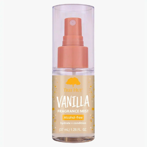 Tree Hut Mini Vanilla Hair & Body Mist, Travel Size, 1.26 fl oz | Alcohol-Free Body Spray, Fragrance with Vanilla, Sandalwood & Coconut Notes, Everyday Fragrance Spray for Women