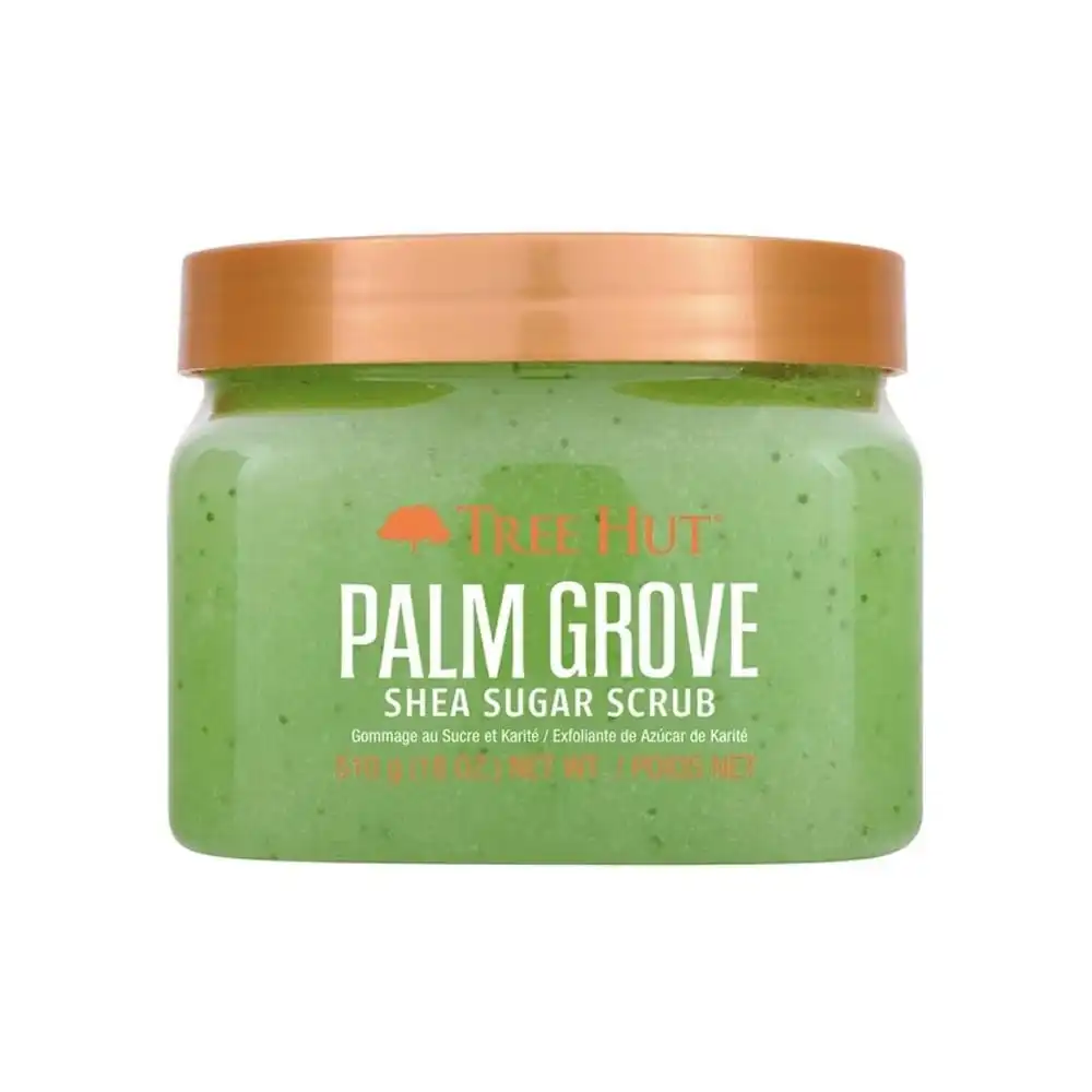 Tree Hut Palm Grove Body Scrub, Exfoliating Sugar Scrub, Vegan, 18 Oz