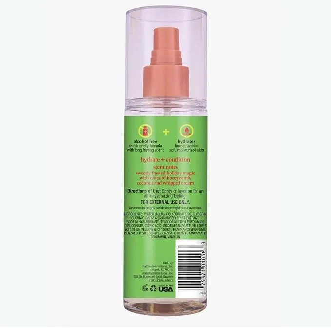 Alternative view of Tree Hut Frozen Honey Hair & Body Mist, Alcohol-Free Body Spray, 6 Fl Oz