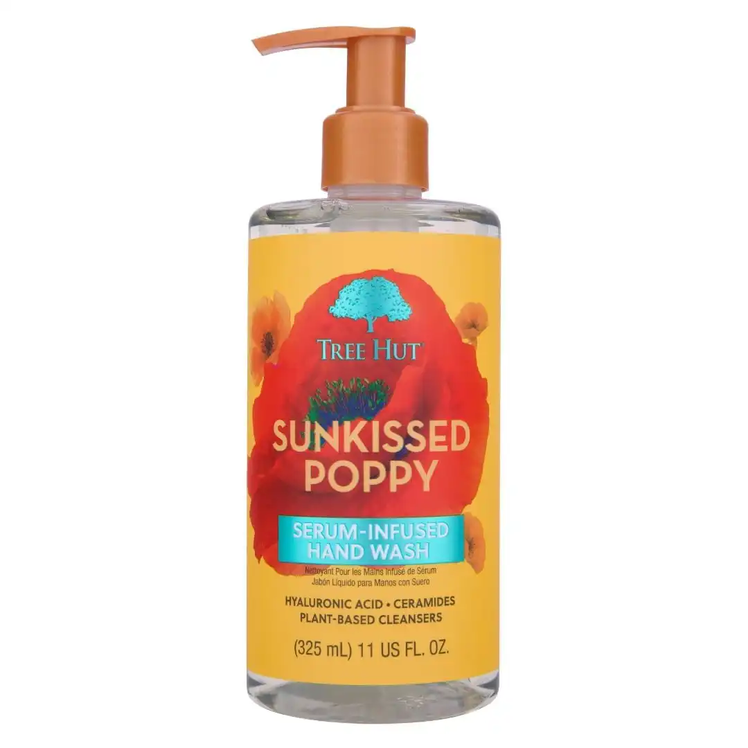 Tree Hut Sunkissed Poppy Serum Infused Hand Wash, 11 Fl Oz