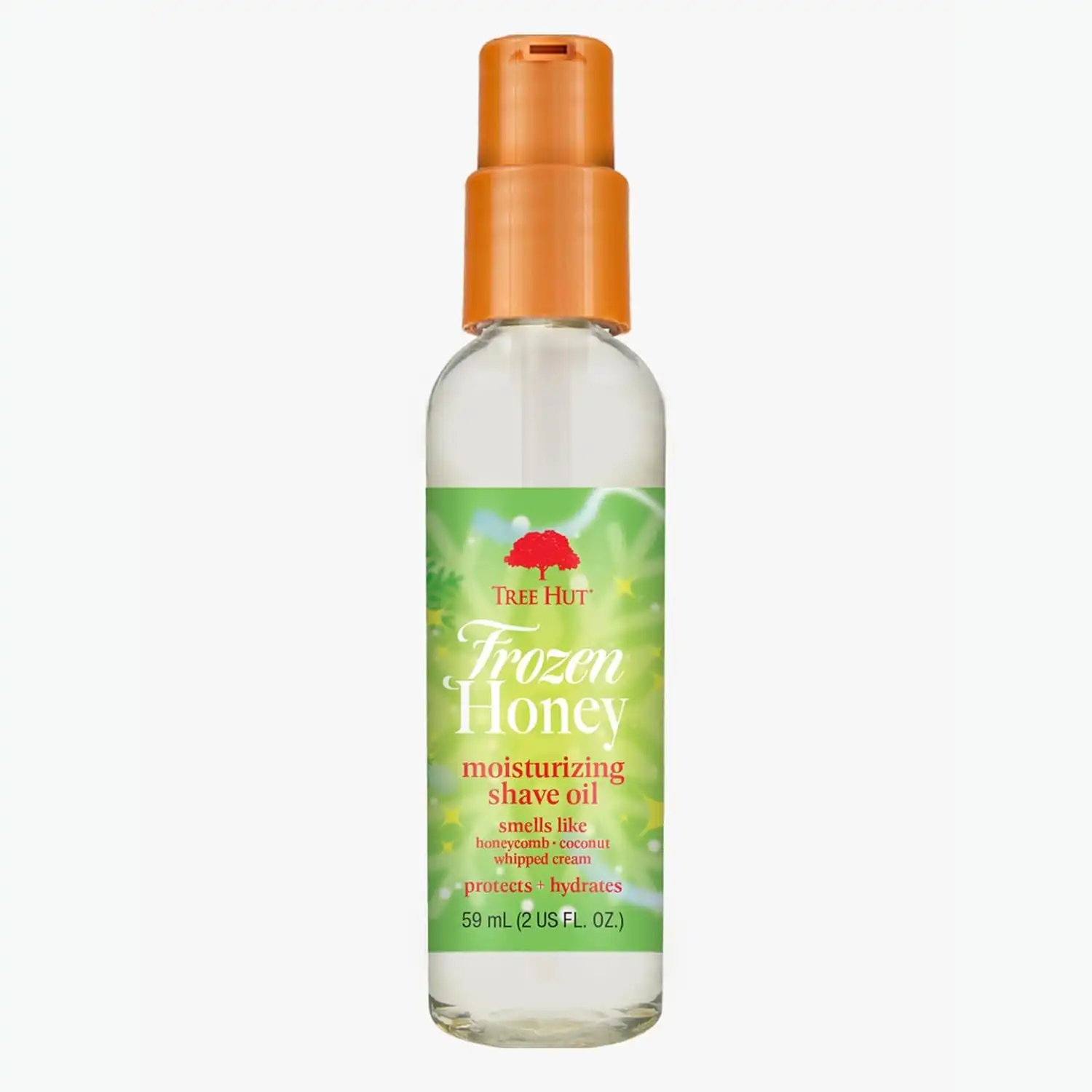 Tree Hut Mini Frozen Honey Moisturizing Shave Oil, Travel Size, 2 Fl Oz