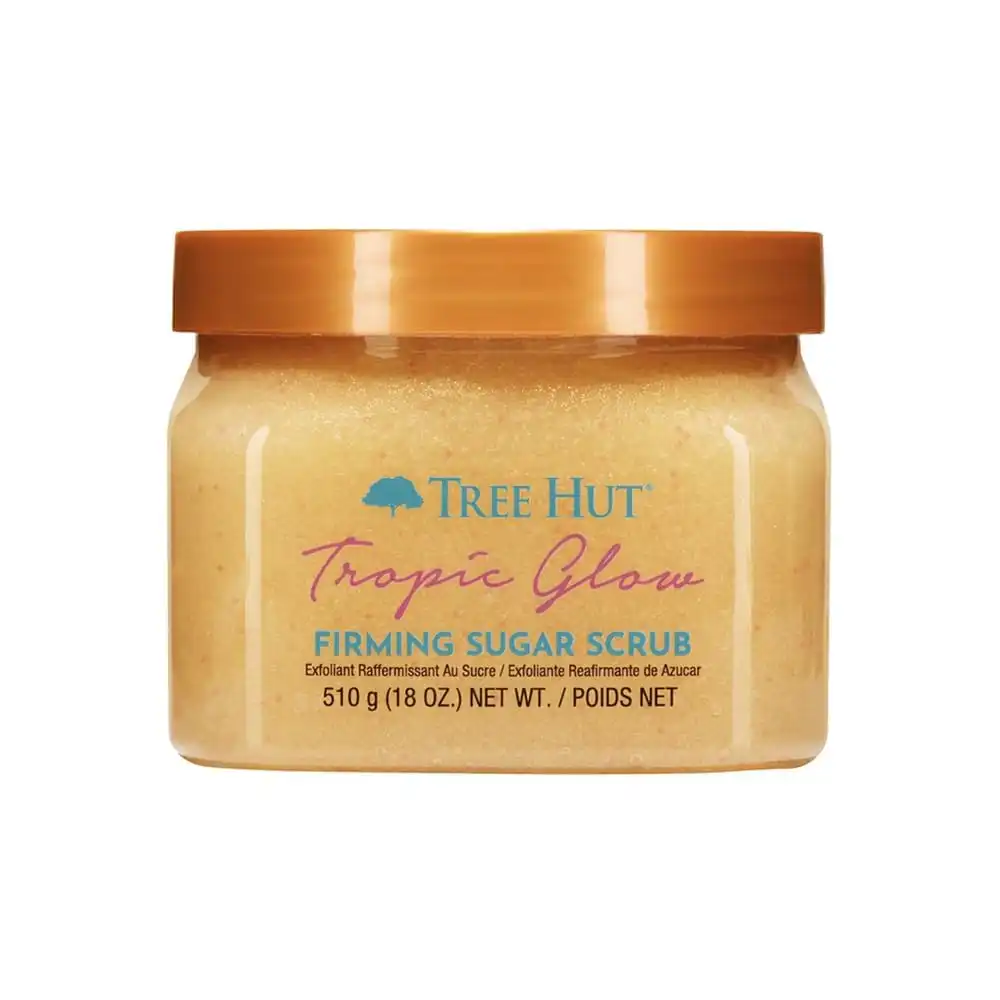 Tree Hut Tropic Glow Body Scrub, Exfoliating Sugar Scrub, Vegan, 18 Oz