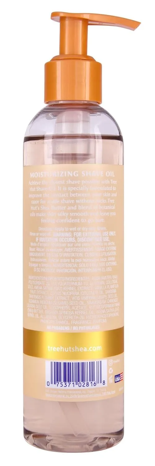 Alternative view of Tree Hut Vanilla Moisturizing Shave Oil, 7.7 Fl Oz