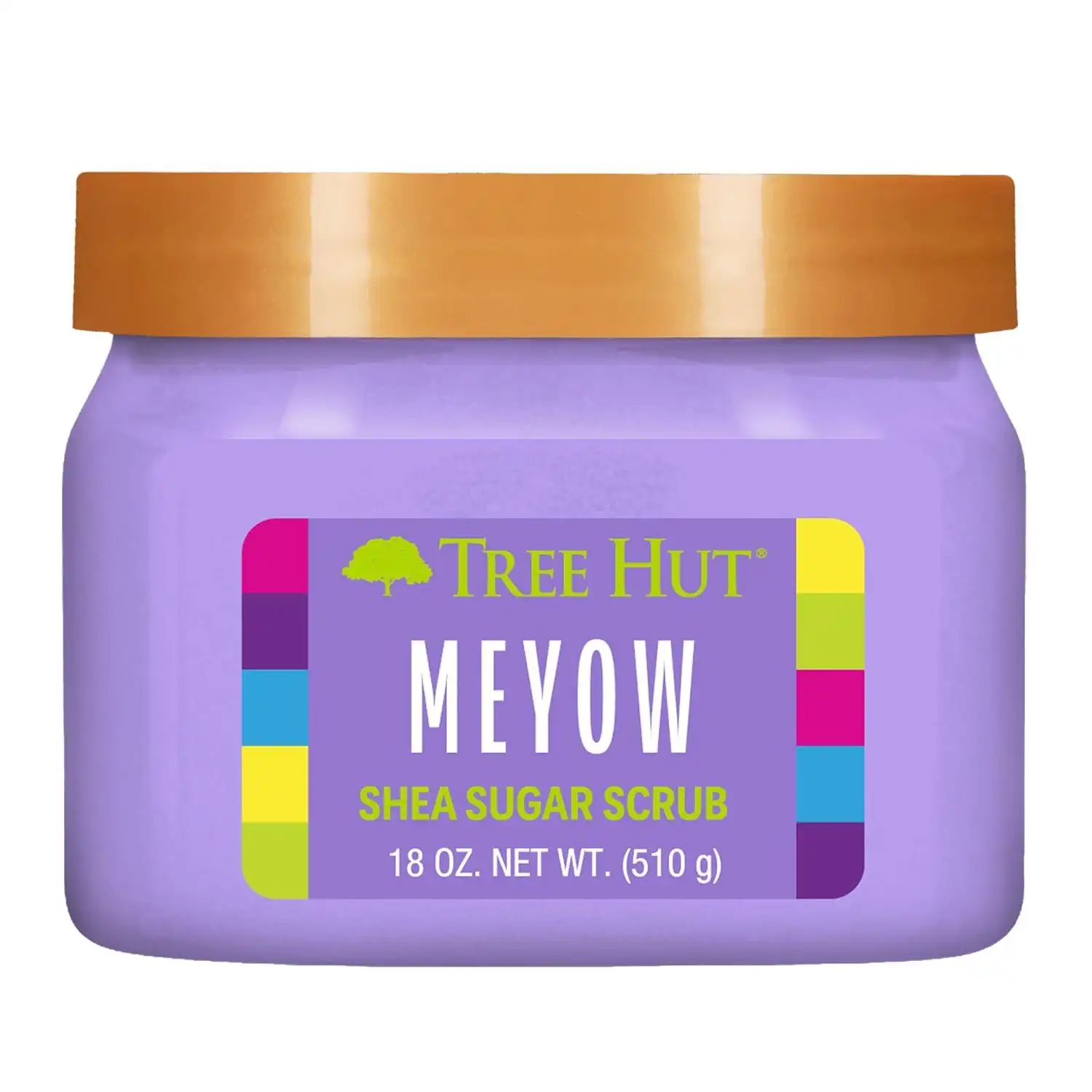 Tree Hut Meyow Body Scrub, Exfoliating Sugar Scrub, Vegan, 18 Oz
