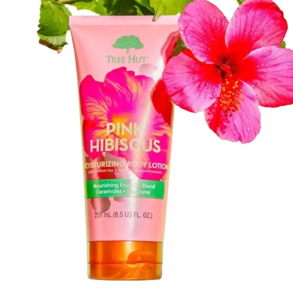 Alternative view of Tree Hut Pink Hibiscus Moisturizing Body Lotion, 8.5 Fl Oz