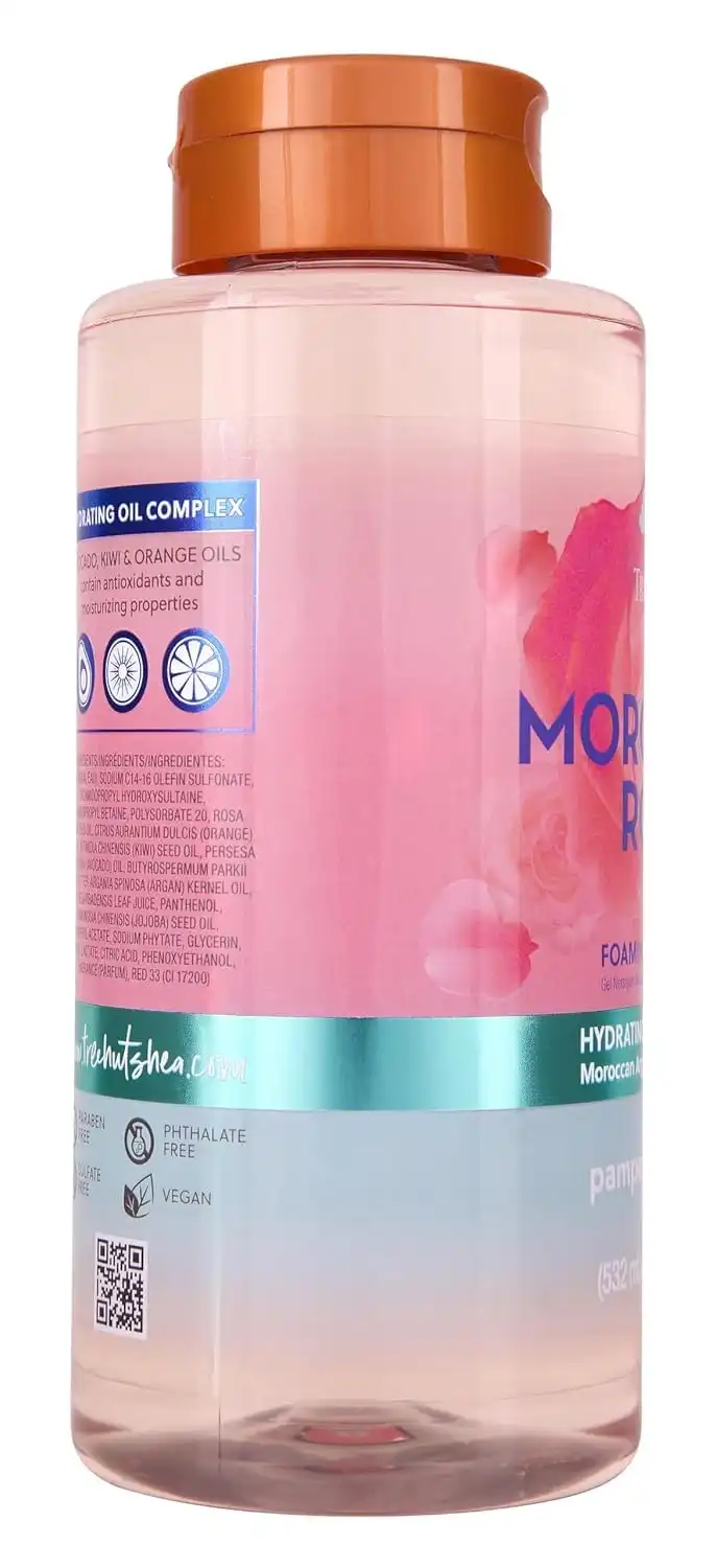 Alternative view of Tree Hut Moroccan Rose Foaming Body Wash, 18 Fl Oz