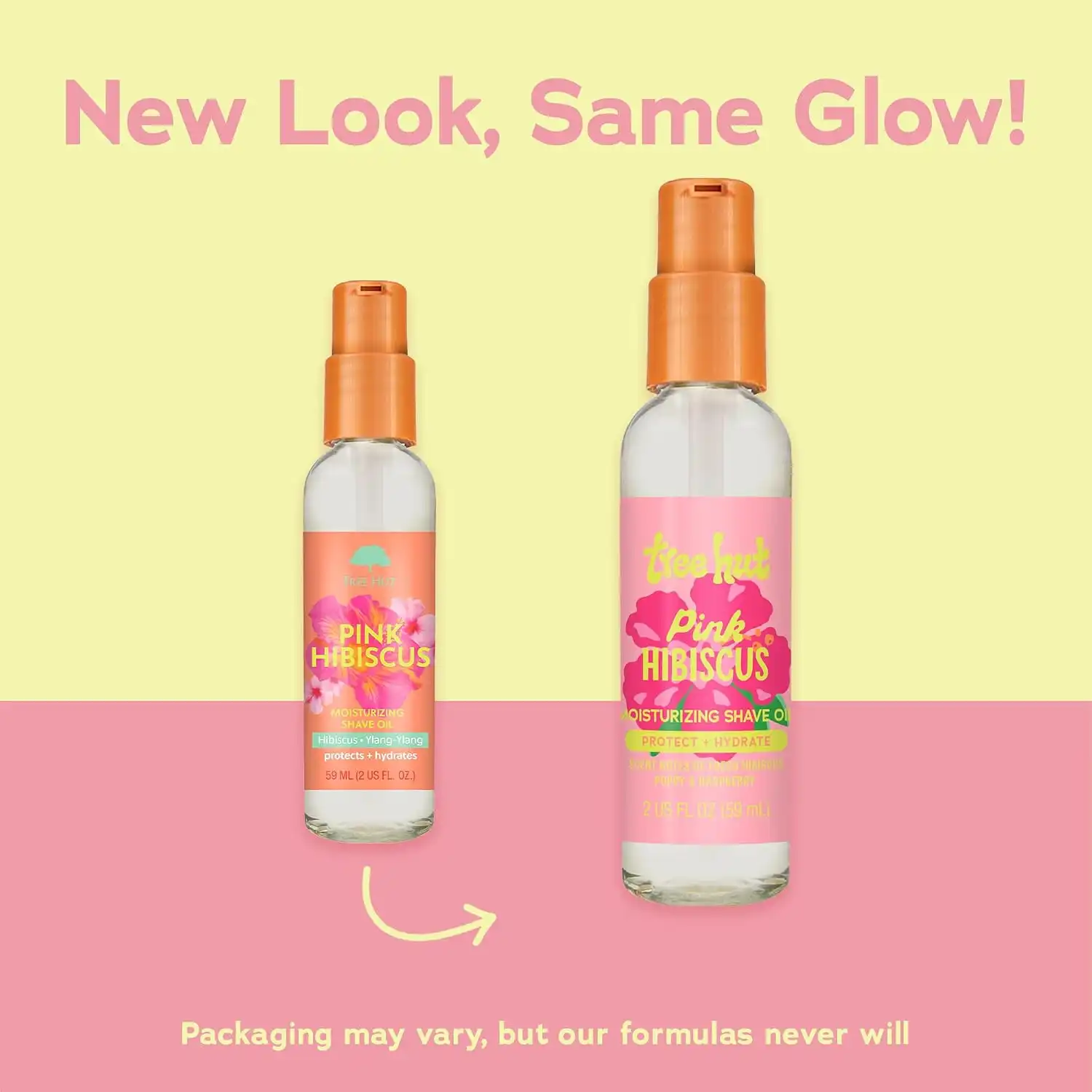 Alternative view of Tree Hut Mini Pink Hibiscus Moisturizing Shave Oil, Travel Size, 2 Fl Oz