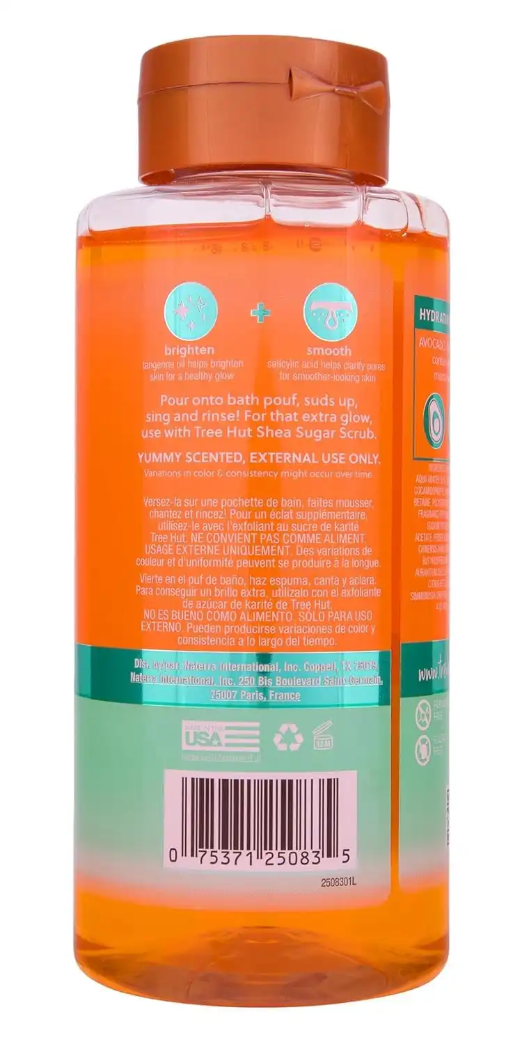 Alternative view of Tree Hut Tangerine Foaming Body Wash, 18 Fl Oz