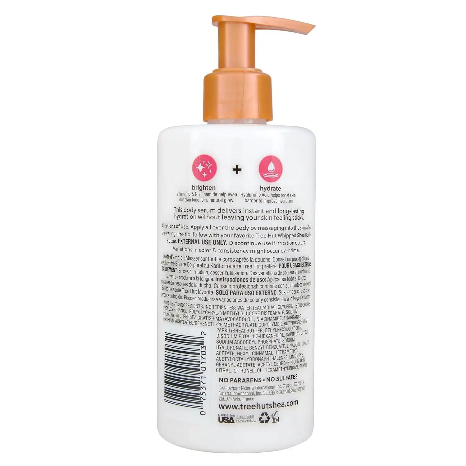 Alternative view of Tree Hut Hydraglow Pink Champagne Body Serum & Lotion, 11 Fl Oz