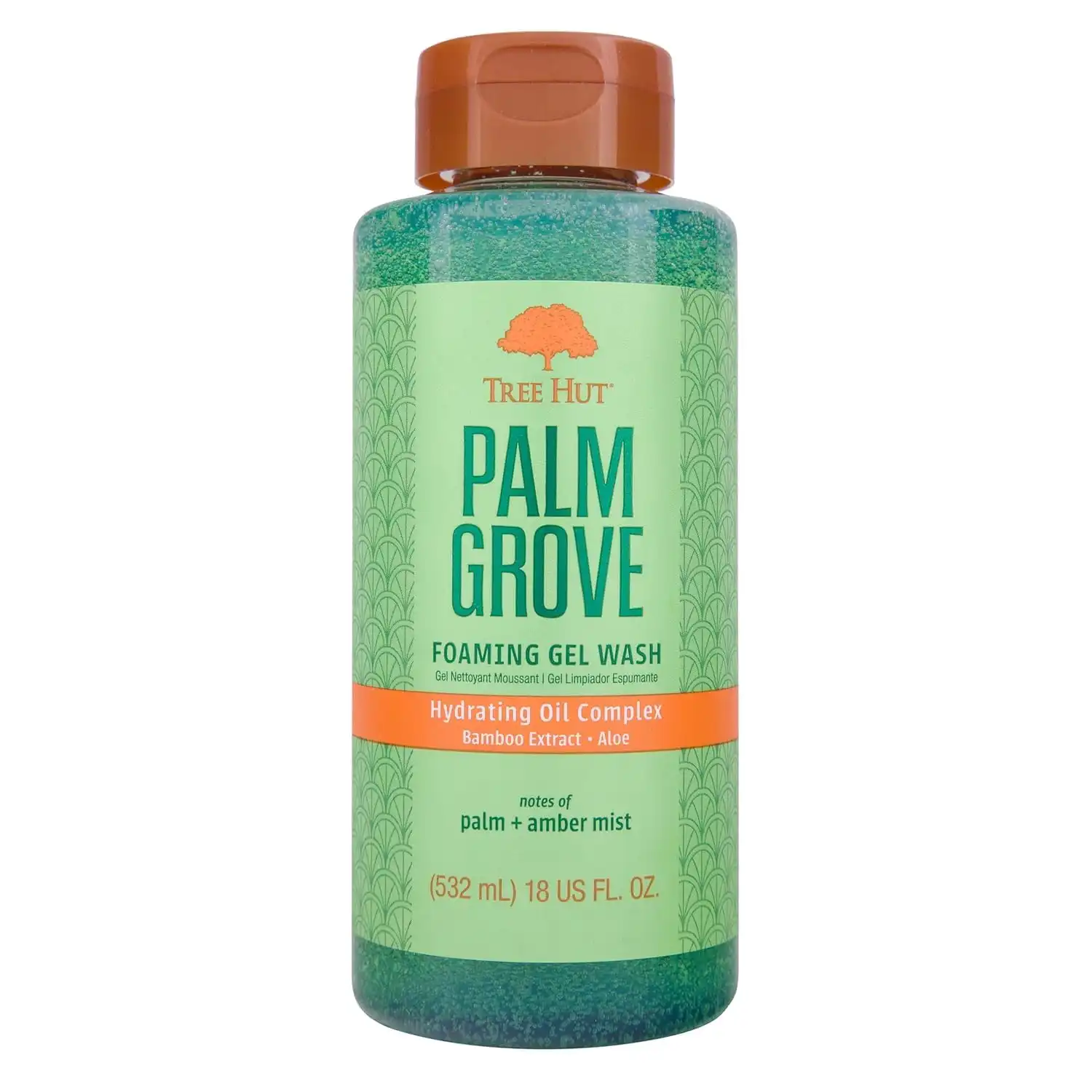 Tree Hut Palm Grove Foaming Body Wash, 18 Fl Oz