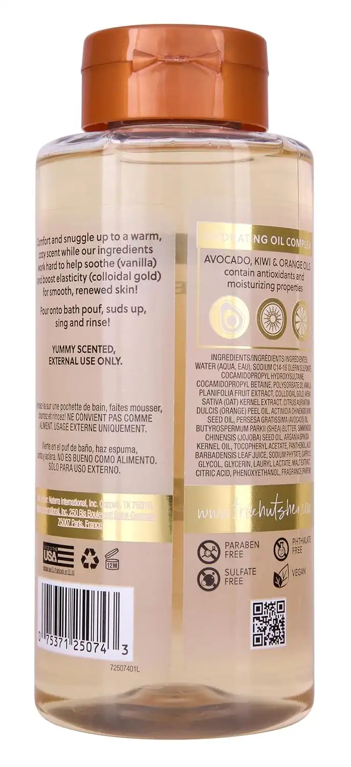 Alternative view of Tree Hut Vanilla Foaming Body Wash, 18 Fl Oz