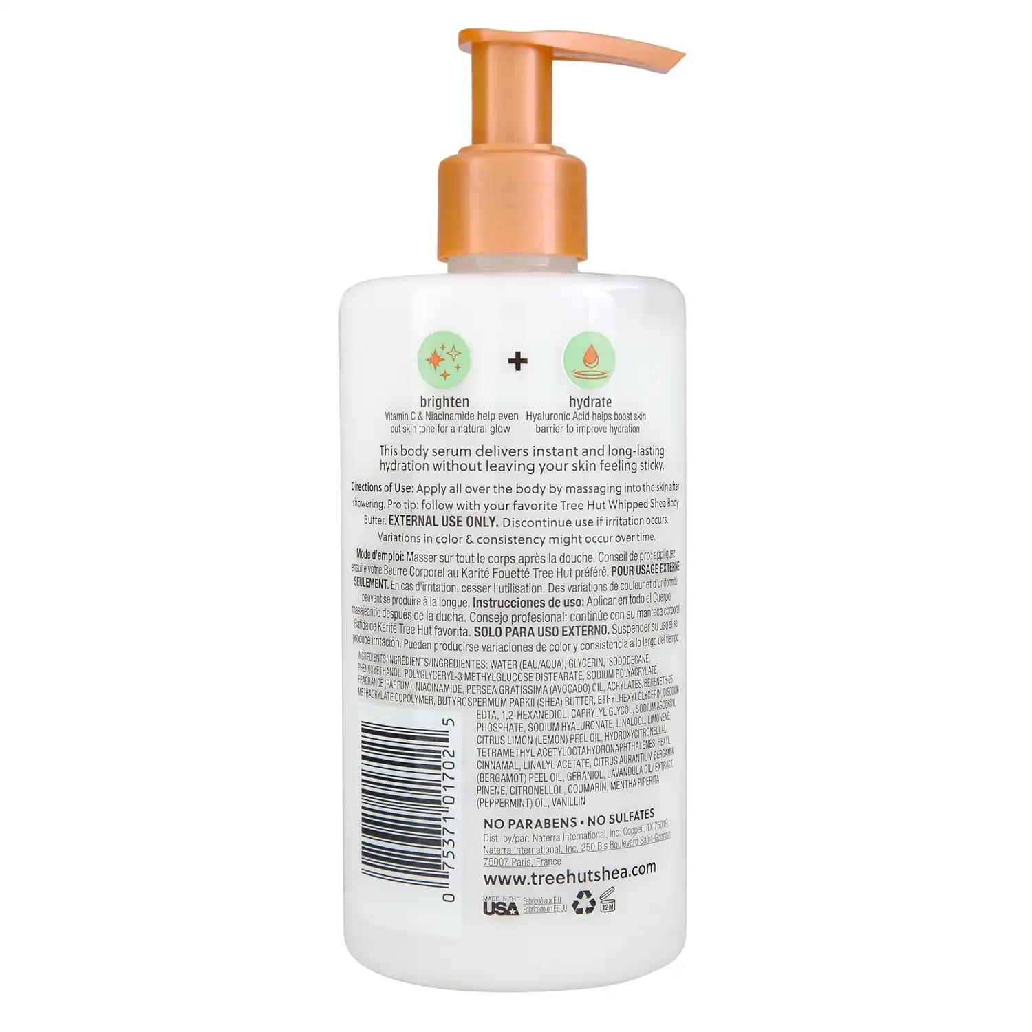 Alternative view of Tree Hut Hydraglow Palm Grove Body Serum & Lotion, 11 Fl Oz