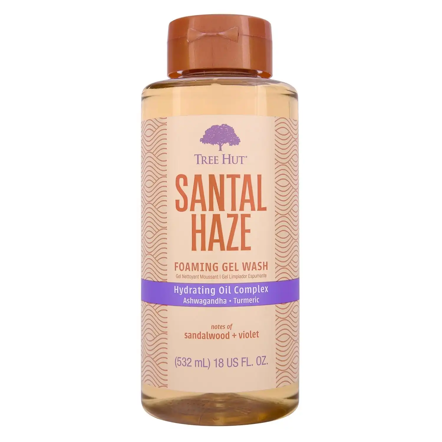 Tree Hut Body Wash, Santal Haze, 18 Fl Oz (Pack of 12)