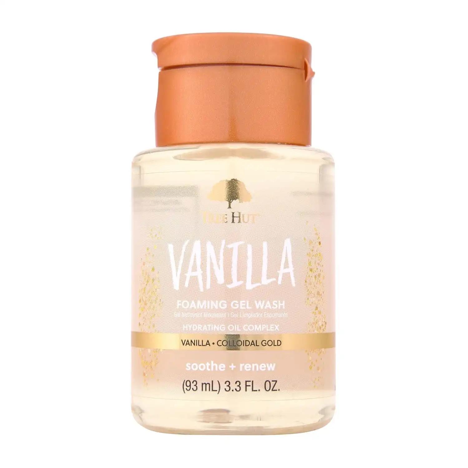 Tree Hut Mini Vanilla Foaming Body Wash, Travel Size, 3.3 Fl Oz