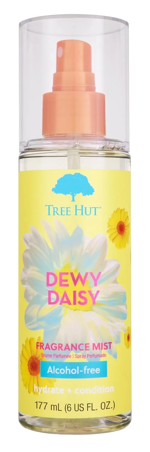 Tree Hut Dewy Daisy Hair & Body Mist, Body Spray, 6 Fl Oz