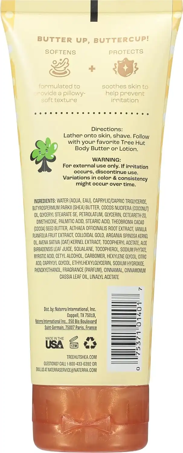 Alternative view of Tree Hut Whipped Shave Butter Vanilla, Warm Cozy Scent, 7 Fl Oz