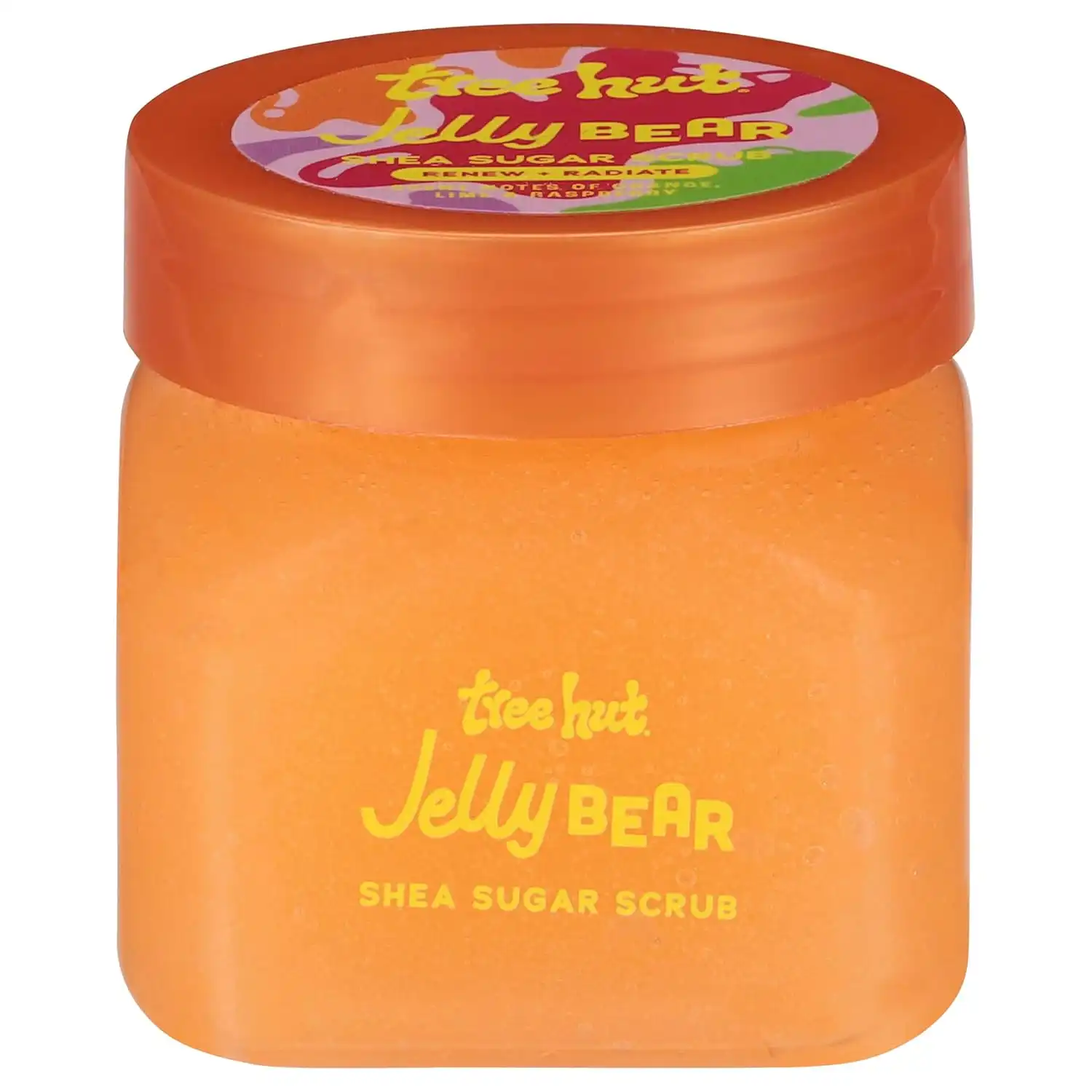 Tree Hut Mini Jelly Bear Body Scrub, Travel Size Sugar Scrub, 3.4 Oz