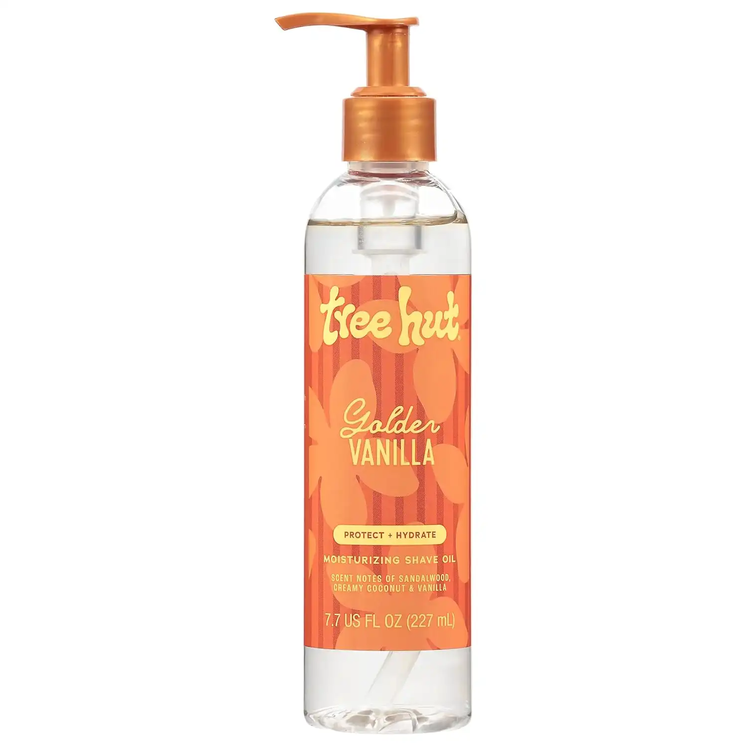 Tree Hut Golden Vanilla Moisturizing Shave Oil, 7.7 Fl Oz