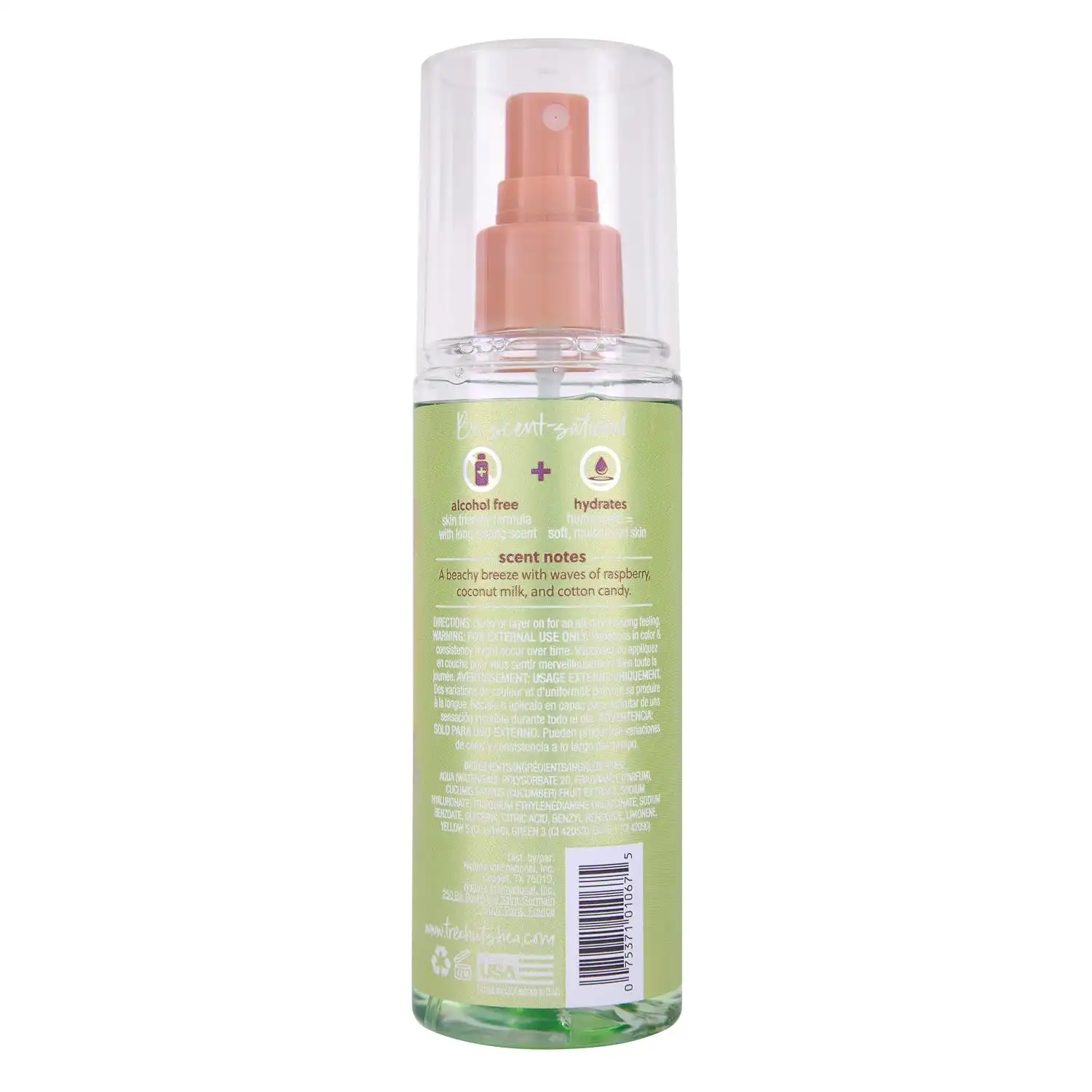 Alternative view of Tree Hut Electric Beach Hair & Body Mist, Alcohol-Free Body Spray, 6 Fl Oz