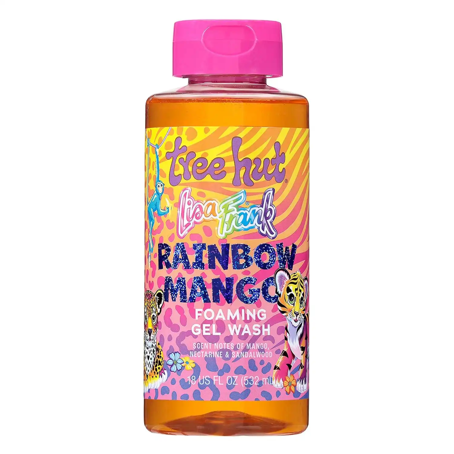 Tree Hut Lisa Frank x Rainbow Mango Body Wash, Limited Edition, 18 Fl Oz