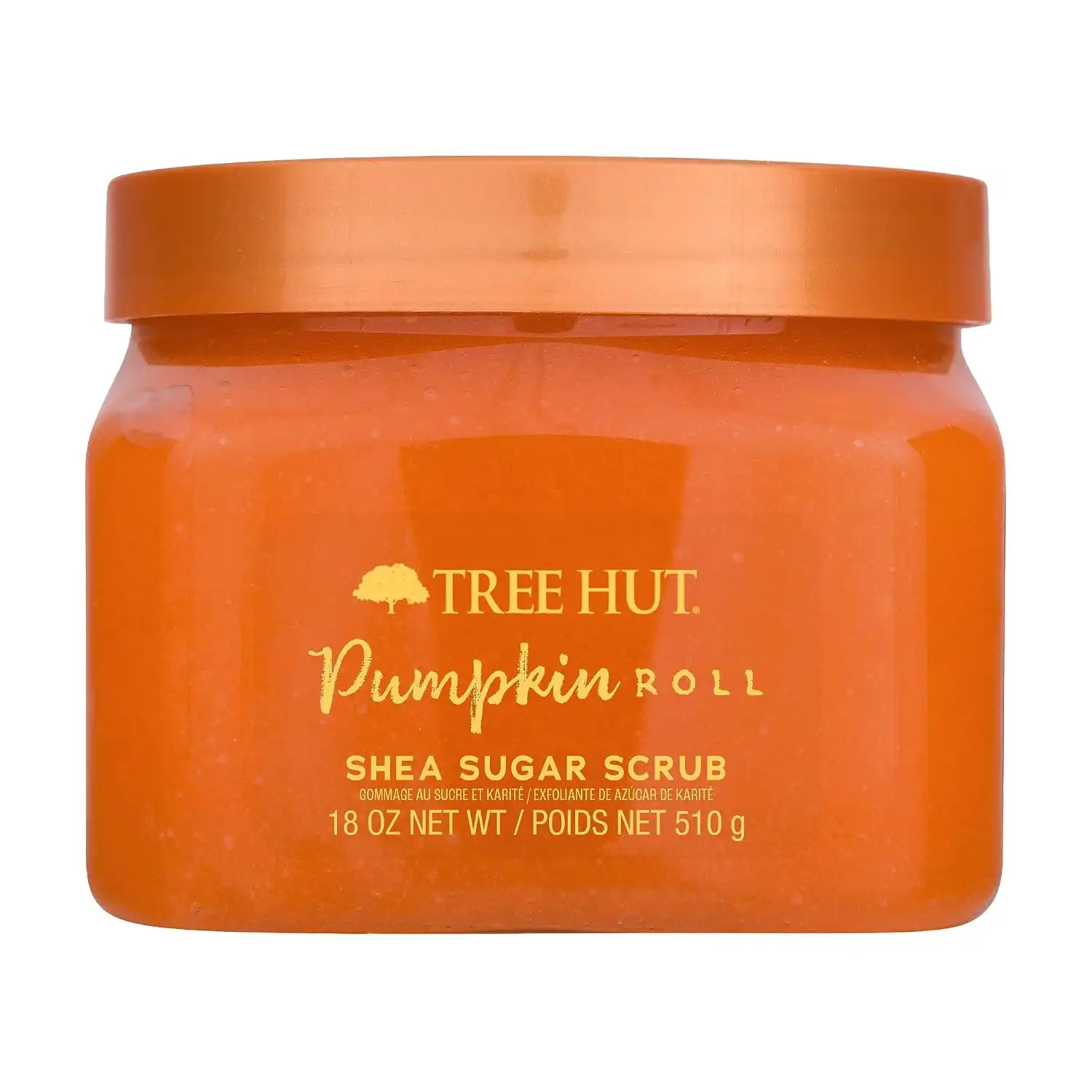 Tree Hut Pumpkin Roll Body Scrub, Fall Scented Body Care, 18 Oz
