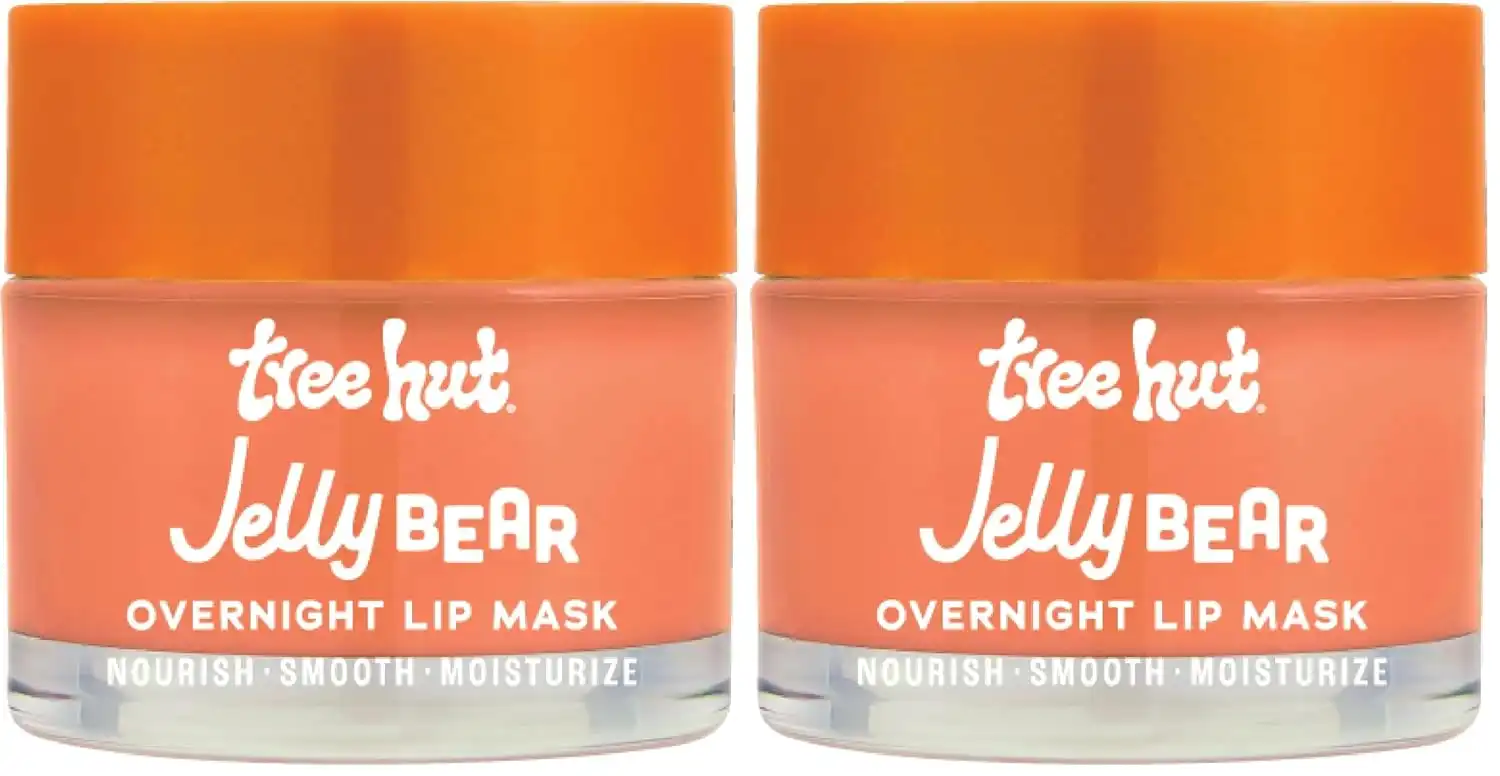 Tree Hut Jelly Bear Overnight Lip Mask, 0.6 Oz (Pack of 2)