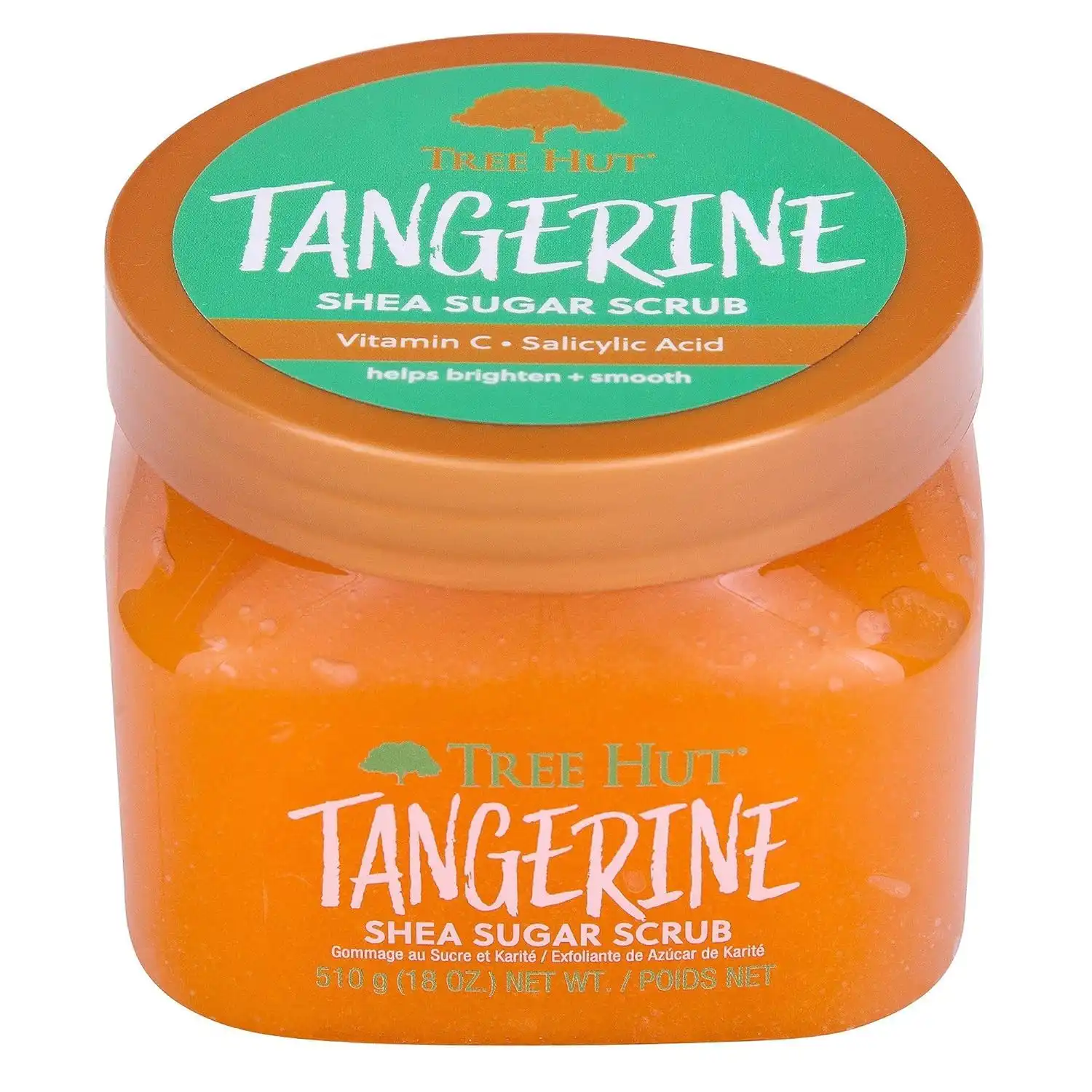Alternative view of Tree Hut Tangerine Body Scrub, Exfoliating Sugar Scrub, Vegan, 18 Oz
