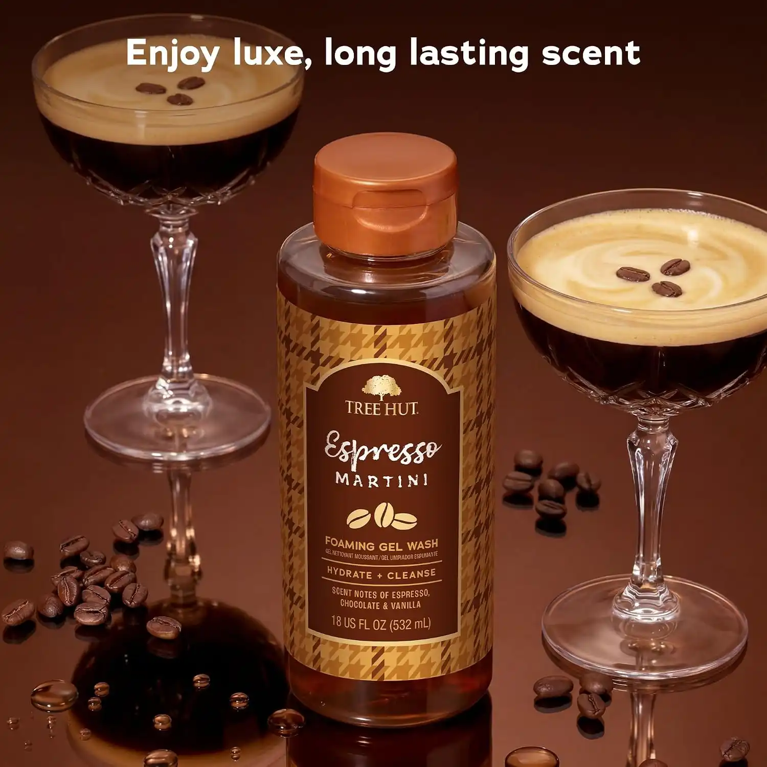 Alternative view of Tree Hut Espresso Martini Fall Scented Body Wash, 18 Fl Oz