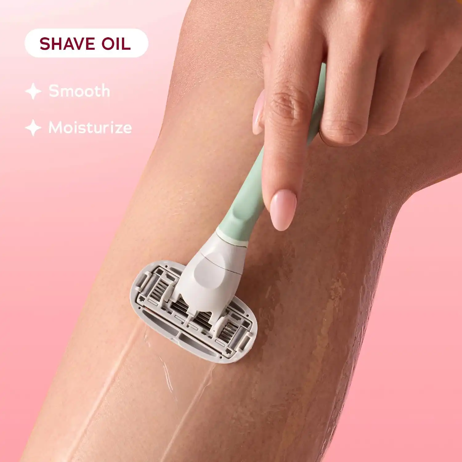 Alternative view of Tree Hut Candy Cane Moisturizing Shave Oil, Holiday Edition, 7.7 fl oz