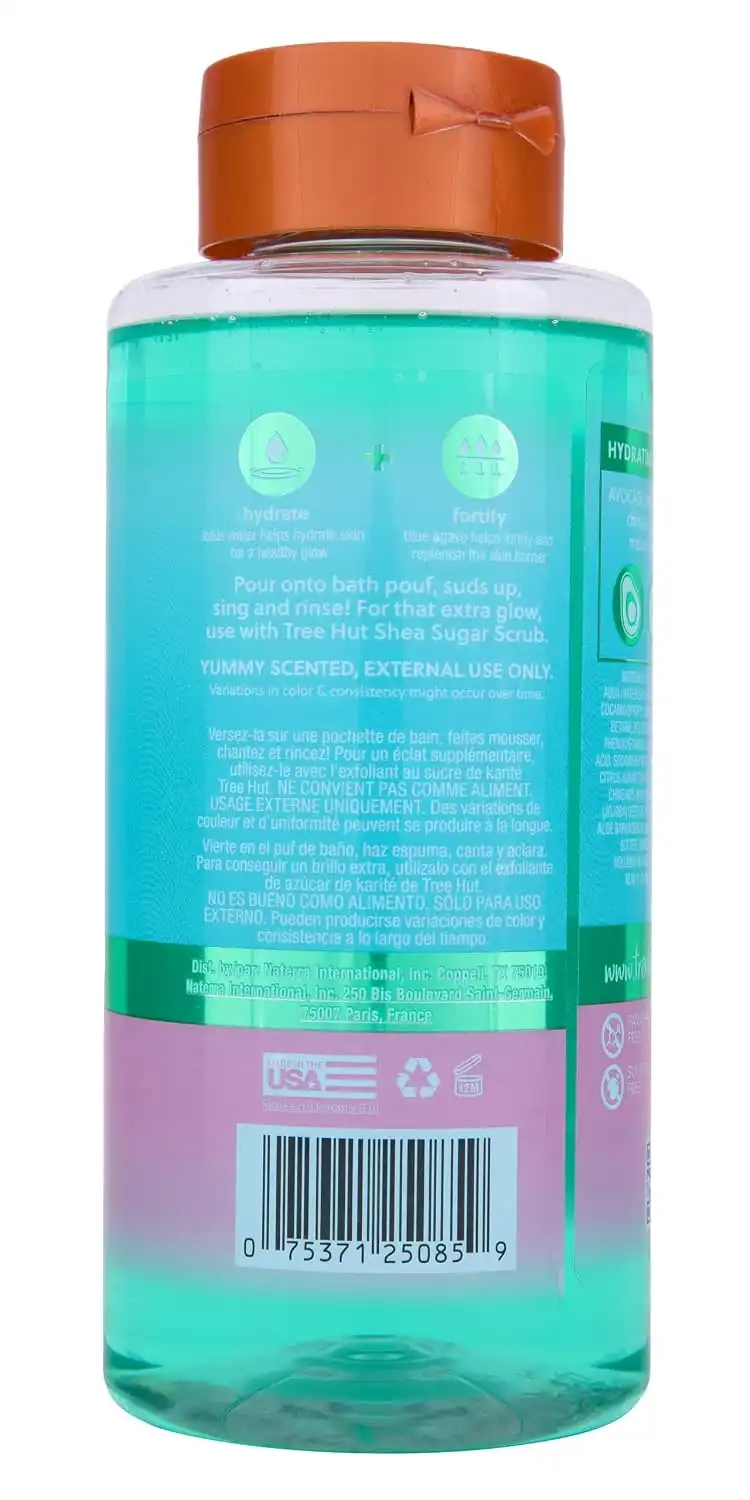 Alternative view of Tree Hut Lotus Water Foaming Body Wash, 18 Fl Oz