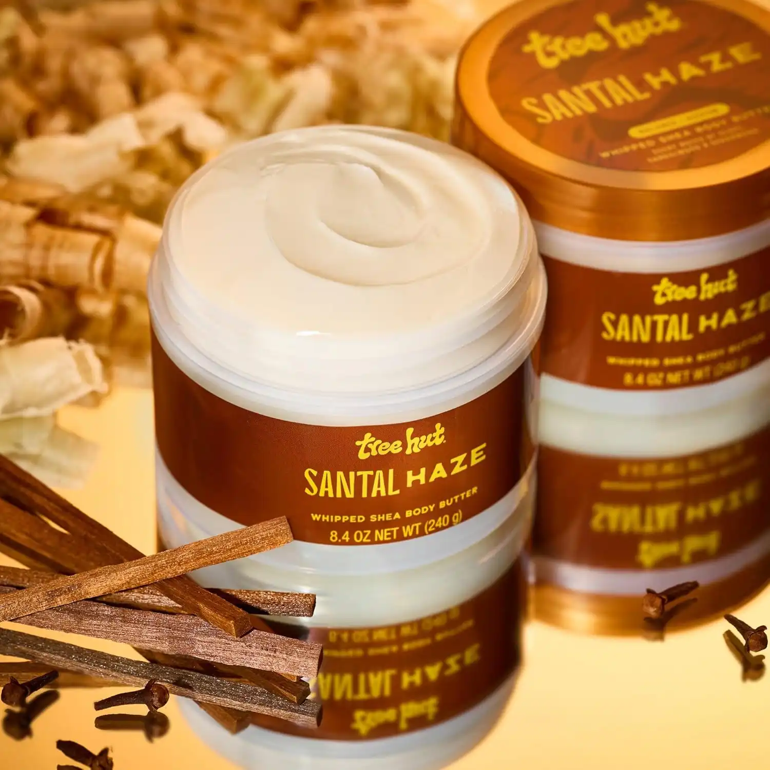 Alternative view of Tree Hut Santal Haze Whipped Body Butter with Shea Butter, 8.4 Oz