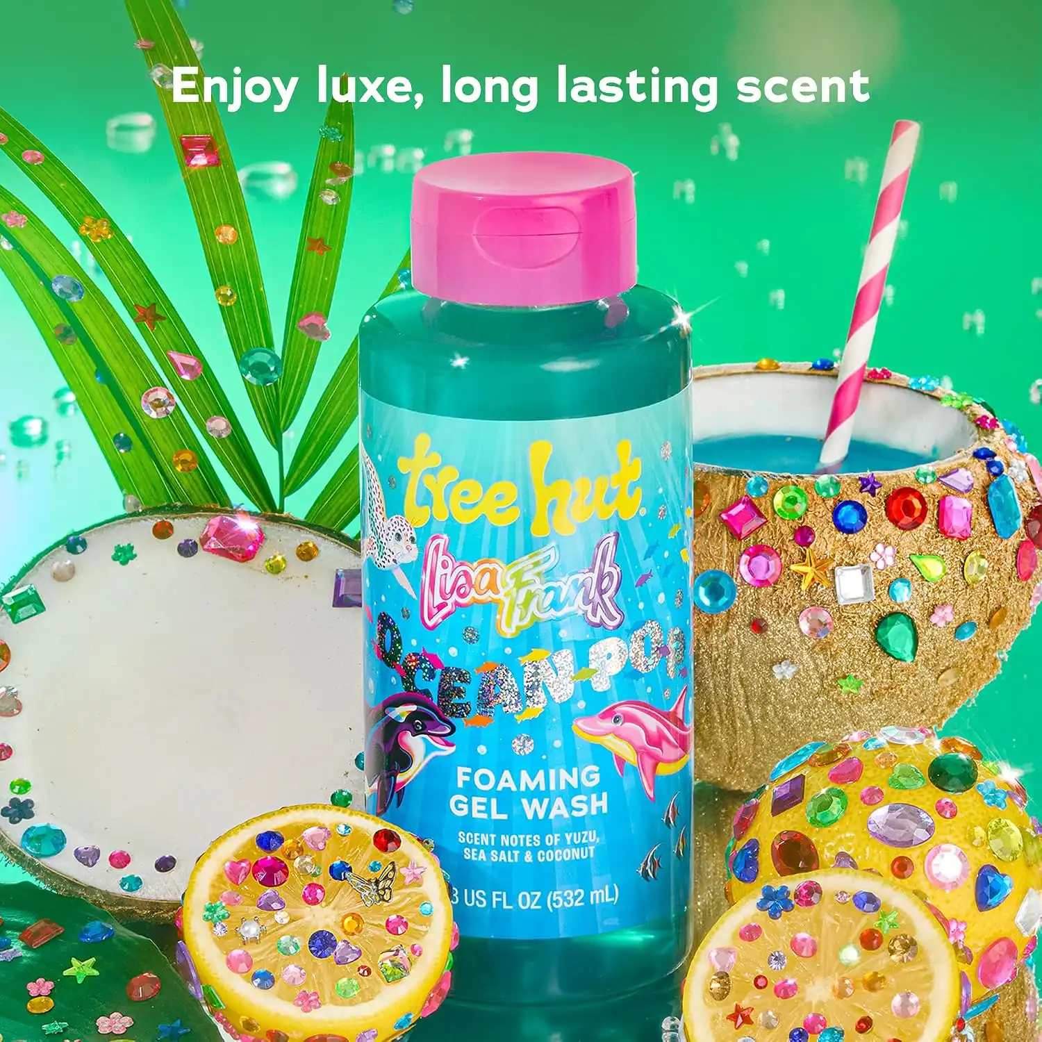 Alternative view of Tree Hut Lisa Frank x Ocean Pop Body Wash, Limited Edition, 18 Fl Oz