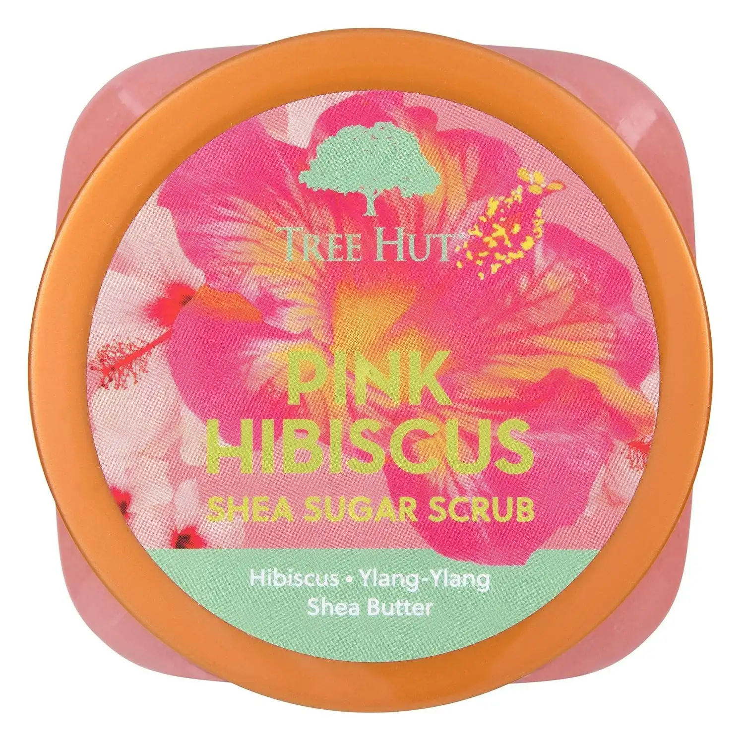 Alternative view of Tree Hut Pink Hibiscus Body Scrub, Exfoliating Sugar Scrub, Vegan, 18 Oz