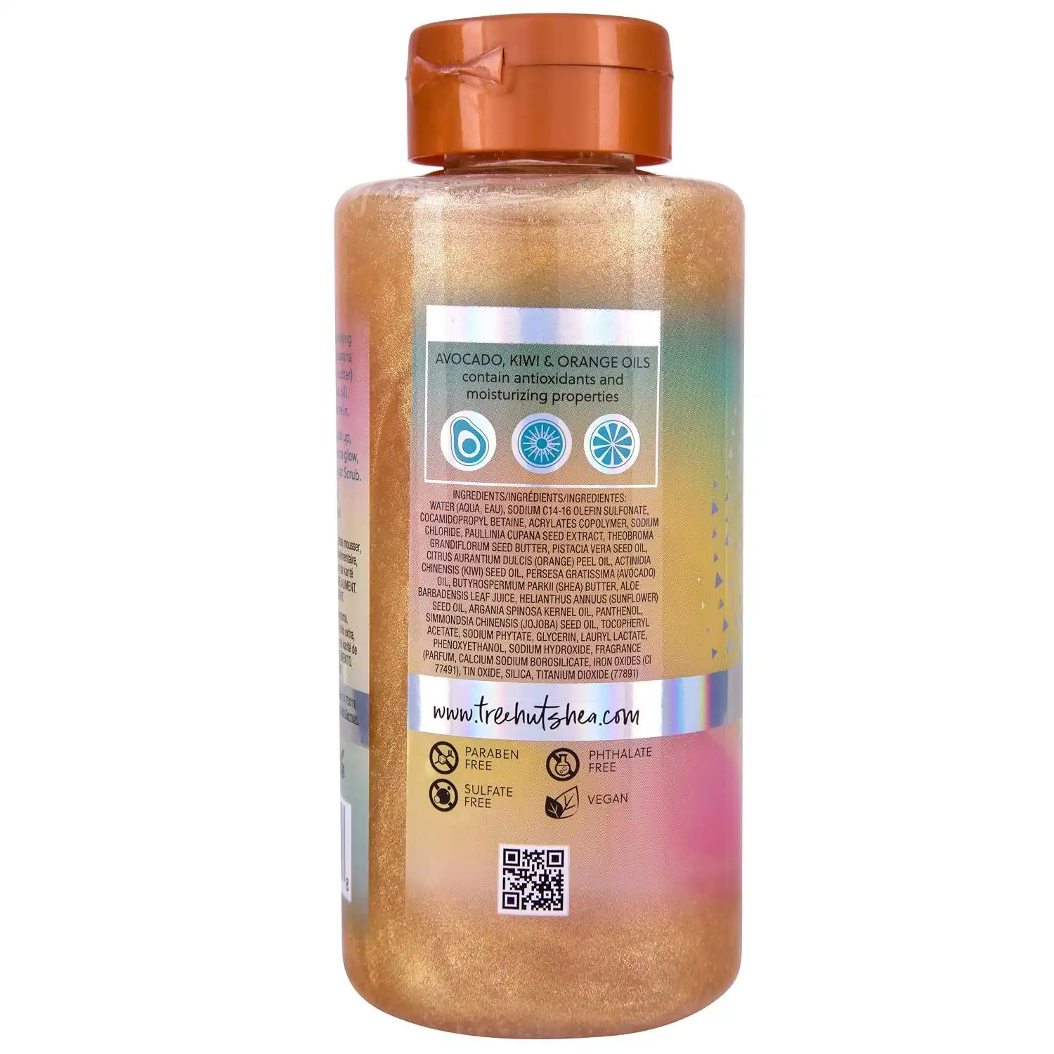 Alternative view of Tree Hut Tropic Glow Foaming Body Wash, 18 Fl Oz