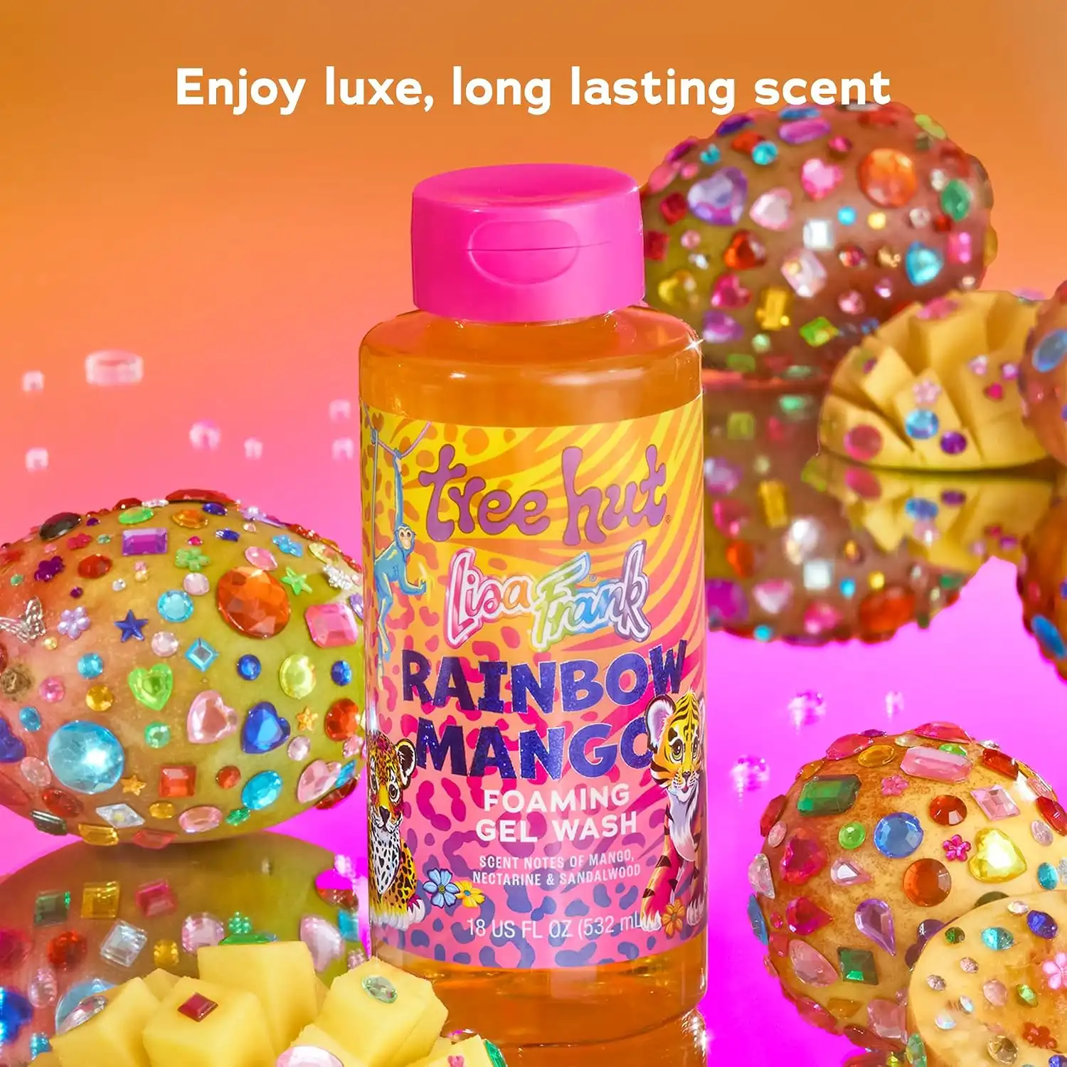 Alternative view of Tree Hut Lisa Frank x Rainbow Mango Body Wash, Limited Edition, 18 Fl Oz