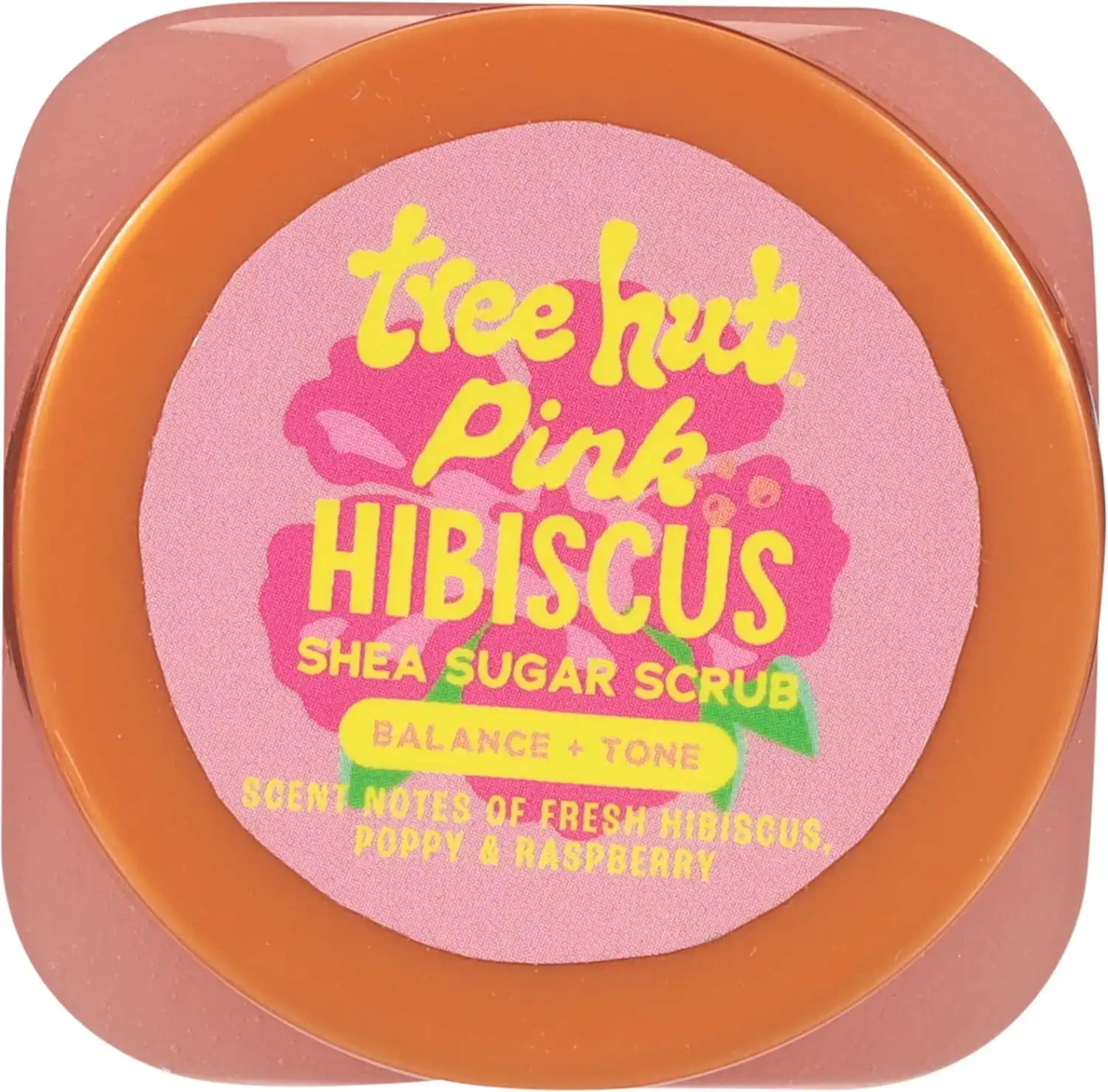 Alternative view of Tree Hut Mini Pink Hibiscus Body Scrub, Travel Size Sugar Scrub, 3.4 Oz