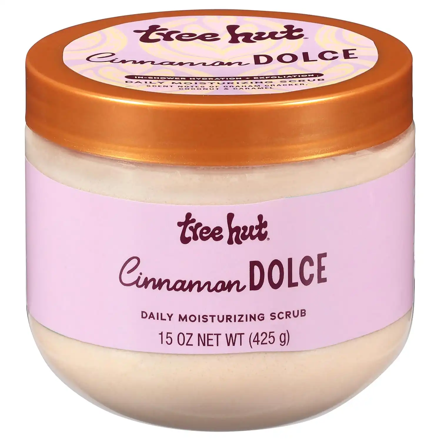 Tree Hut Cinnamon Dolce Daily Moisturizing Body Scrub, 15 Oz