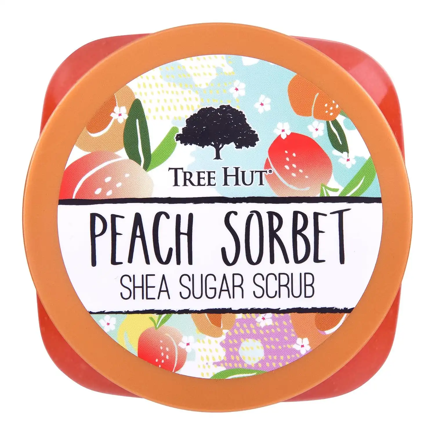 Alternative view of Tree Hut Peach Sorbet Body Scrub, Exfoliating Sugar Scrub, Vegan, 18 Oz