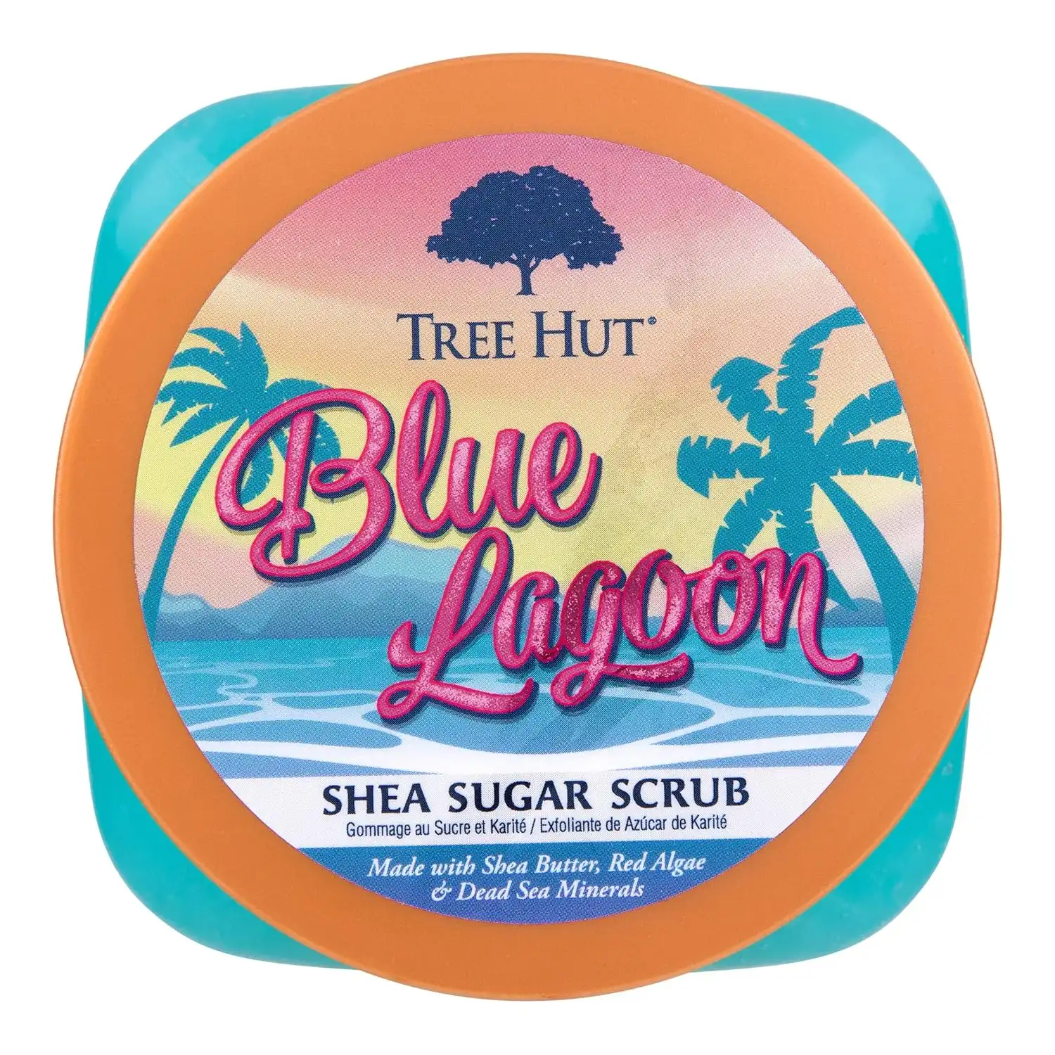Alternative view of Tree Hut Blue Lagoon Body Scrub, Exfoliating Sugar Scrub, Vegan, 18 Oz